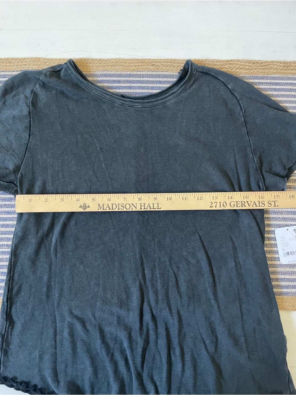 Women’s Black Short Sleeve Crewneck Shirt - Picture 11 of 12